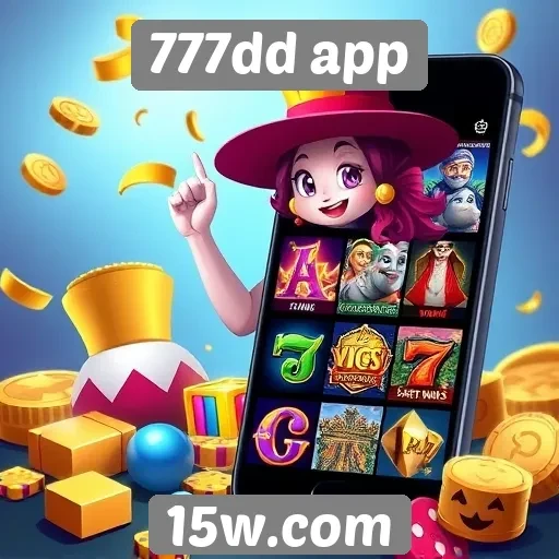 Opções de jogos disponíveis no 777dd app