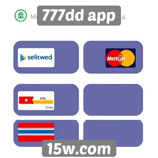 Métodos de pagamento aceitos no 777dd app